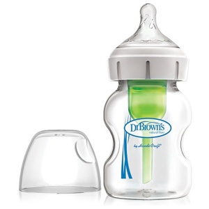 Dr.Brown Glass Wide-Neck Options+ Flaska, 1-Pack Nappflaska 1 st produkt bild
