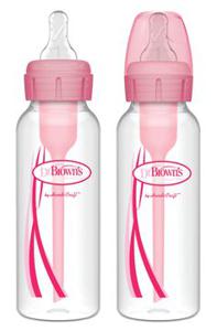 Dr Brown NN Options Nappflaska 250 ml 2-pack (Rosa) produkt bild