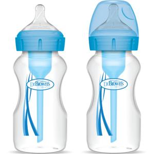Dr Brown Options+ Bottle WN 270 ml Blå, 2-pack produkt bild