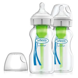Dr Brown WN Options Nappflaska 270 ml 2-pack (Glas) produkt bild
