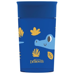 Dr. Brown's Smooth Wall Cheers 360 Cup, Blå, 300 ml produktbilde