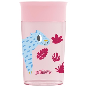 Dr. Brown's Smooth Wall Cheers 360 Cup, Rosa, 300 ml produktbilde
