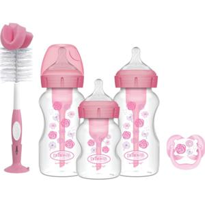 Dr Brown's WideNeck Options+ Pink Gift Set produkt bild