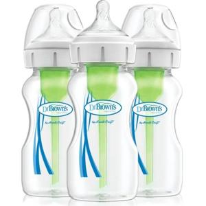 Dr Brown Wide-Neck Options+ nappflaskor 270 ml 3 st produkt bild