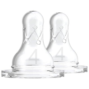 Dr. Brown's Silicone Narrow Nipple Level 4 Dinapp 2 st produkt bild