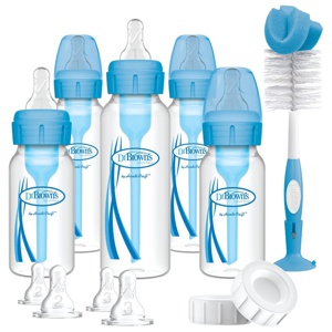 Dr Browns Nn Options+ Bottle Giftset Blue 250 ml Gåvo set 5 st produkt bild