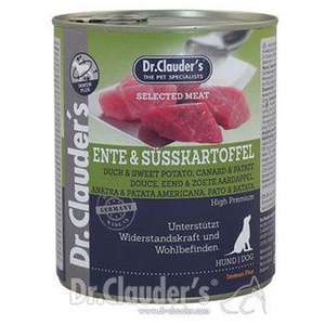 Dr. Clauder's Selected Meat Ente & Süßkartoffel - 12x 800g Produktbild