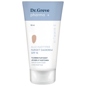 Dr. Greve Pharma Farget Dagkrem SPF15 50ml produktbilde