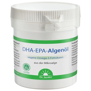 DHA-EPA-Algenöl Dr.Jacob's Kapseln Produktbild