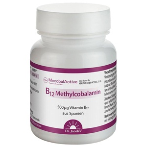 B12 METHYLCOBALAMIN Dr.Jacob's Lutschtabletten Produktbild