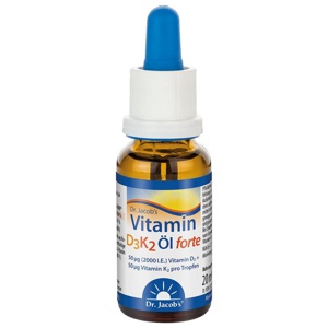 VITAMIN D3K2 Öl forte 2000 I.E. D3+K2 Dr.Jacob's Produktbild