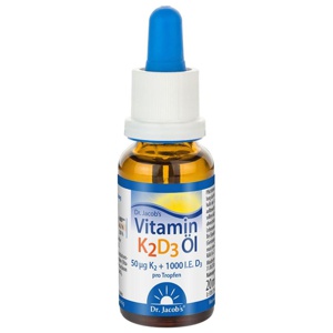 VITAMIN K2D3 Öl 1000 I.E.+50 μg D3+K2 Dr.Jacob's Produktbild