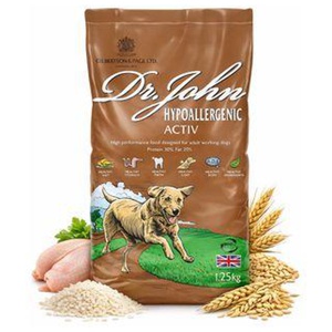 Dr John Hyppoallergen Aktiv Trockenfutter Reich an Huhn und Reis 12,5 kg Produktbild