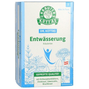 DR.KOTTAS Entwässerungstee Filterbeutel Produktbild