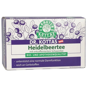 DR.KOTTAS Heidelbeertee Filterbeutel Produktbild