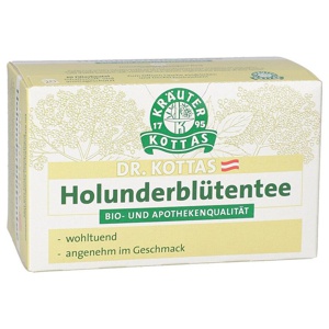 Dr. Kottas Holunderblütentee Filterbeutel, 20 St Filterbeutel Produktbild