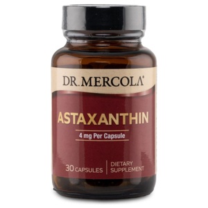 Dr Mercola Astaxantin 30 kapsler produktbillede