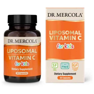 Dr. Mercola Liposomal C-vitamin för Barn 30 kap produkt bild