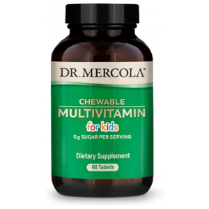 Dr. Mercola Tuggbar Multivitamin för Barn 60 tab produkt bild