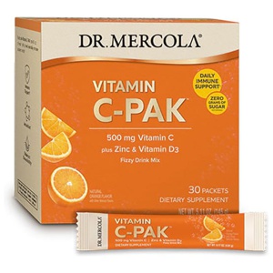 Dr. Mercola Vitamin C-Pak 30 doser produkt bild