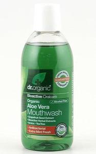 Dr Organic Aloe Vera Munskölj, 500 ml produkt bild