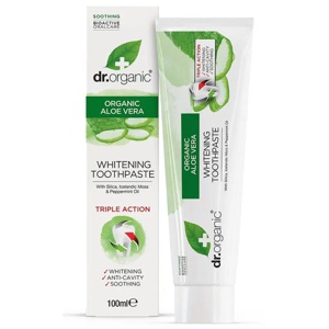Dr Organic aloe vera toothpaste 100 ml produktbilde