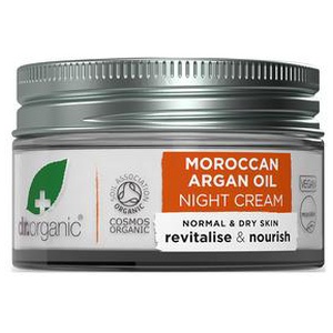 Dr Organic Argan Oil Night Cream 50 ml produktbillede