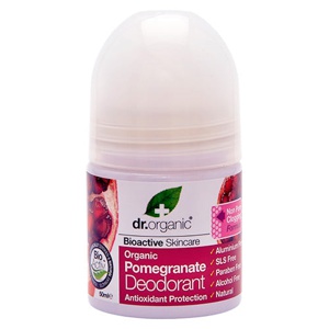 Dr. Organic Deo roll on Pomegranate - 50 ml. produktbillede