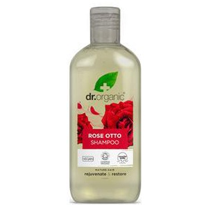 Dr. Organic Shampoo Rose Otto - 265 ml. produktbillede