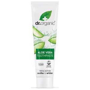 Dr. Organic Tandpasta Aloe Vera 100 ml produktbillede