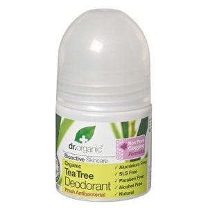 Dr Organic Tea Tree Deodorant, 50 ml produkt bild