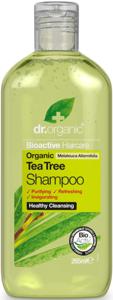 Dr Organic Tea Tree Shampoo 265 ml produkt bild