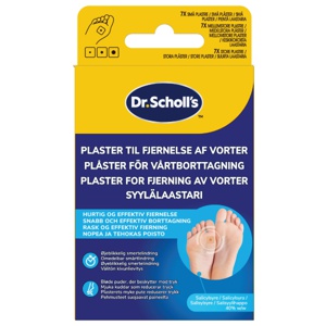Dr. Scholl's Plaster for fjerning av vorter 21 stk produktbilde
