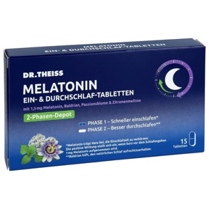 DR.THEISS Melatonin Ein- & Durchschlaf-Tabletten Produktbild