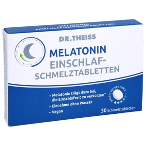 DR.THEISS Melatonin Einschlaf-Schmelztabletten Produktbild
