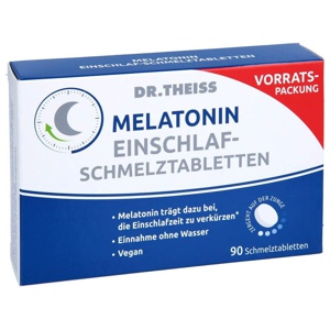 DR.THEISS Melatonin Einschlaf-Schmelztabletten Produktbild