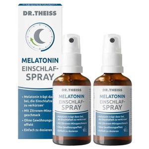 Dr. Theiss Melatonin Einschlaf-Spray NEM, 2x50 ml Spray Produktbild