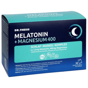 DR.THEISS Melatonin+Magn.400 Schlaf-Komplex Pulver Produktbild