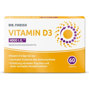 Dr. Theiss Vitamin D3 Tabletten 4000 I.E. Produktbild