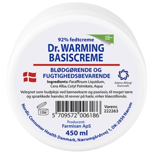 Dr.Warming Basiscreme i krukke 450 ml produktbillede