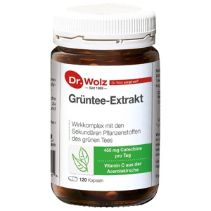 GRÜNTEE EXTRAKT Dr.Wolz Kapseln Produktbild