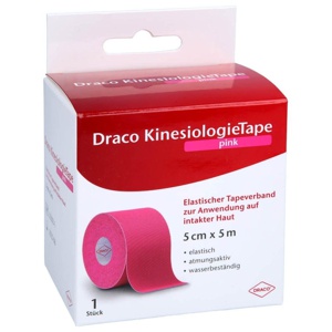 DRACO KINESIOLOGIETAPE 5 cmx5 m pink Produktbild