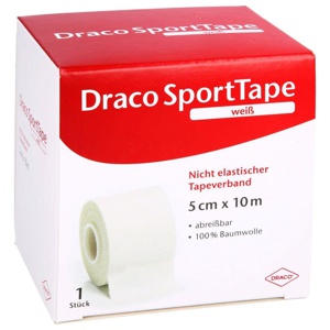 DRACO TAPEVERBAND 5 cmx10 m weiß Produktbild