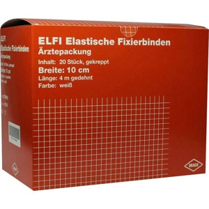 DRACOELFI elast.Fixierbinde 10 cmx4 m gekreppt Produktbild