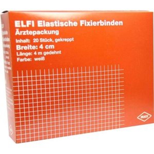 DRACOELFI elast.Fixierbinde 4 cmx4 m gekreppt Produktbild