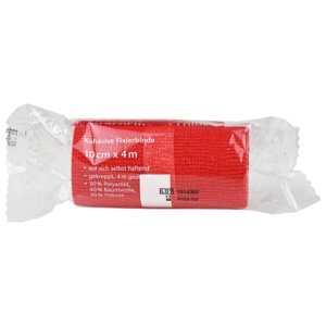 DRACOELFI haft color elast.Fixierb.10 cmx4 m rot Produktbild