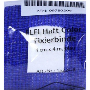 DRACOELFI haft color elast.Fixierb.4 cmx4 m blau Produktbild