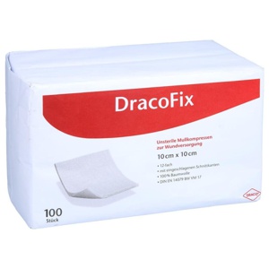 DRACOFIX OP-Kompressen 10x10 cm unsteril 12fach Produktbild