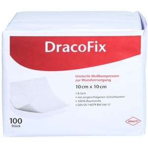 DRACOFIX OP-Kompressen 10x10 cm unsteril 8fach Produktbild