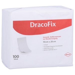 DRACOFIX OP-Kompressen 10x20 cm unsteril 12fach Produktbild